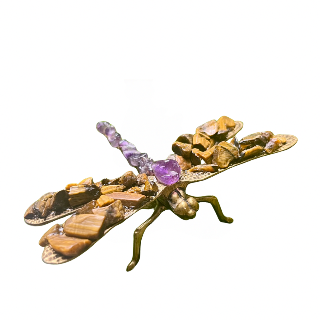 Dragonfly (Amethyst +Tigers Eye)